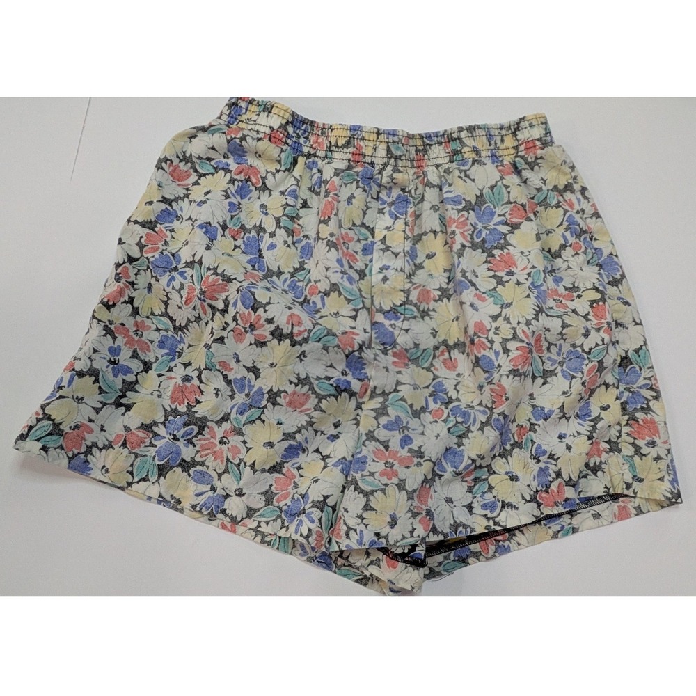 Stuffed Shirt Shorts Womens L Multicolor Excellent Vintage Floral High Waist